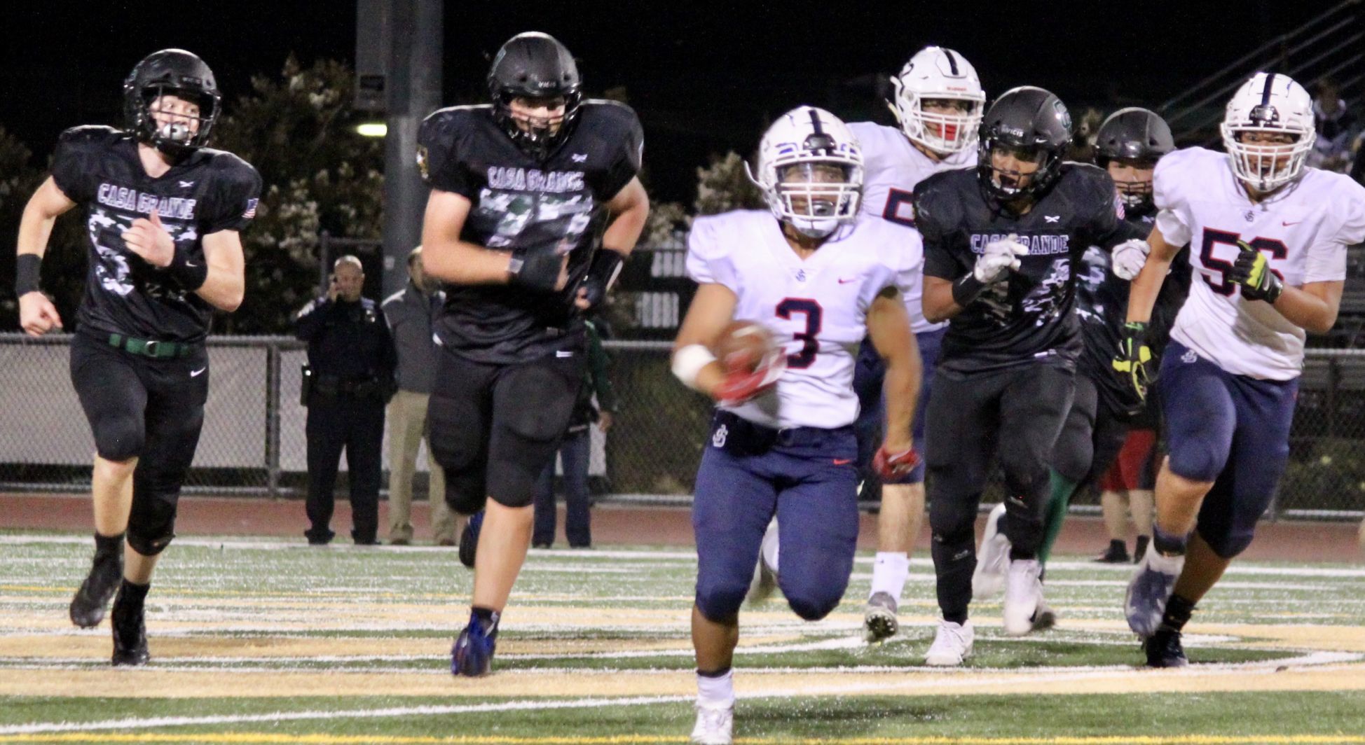 Justin-Siena football